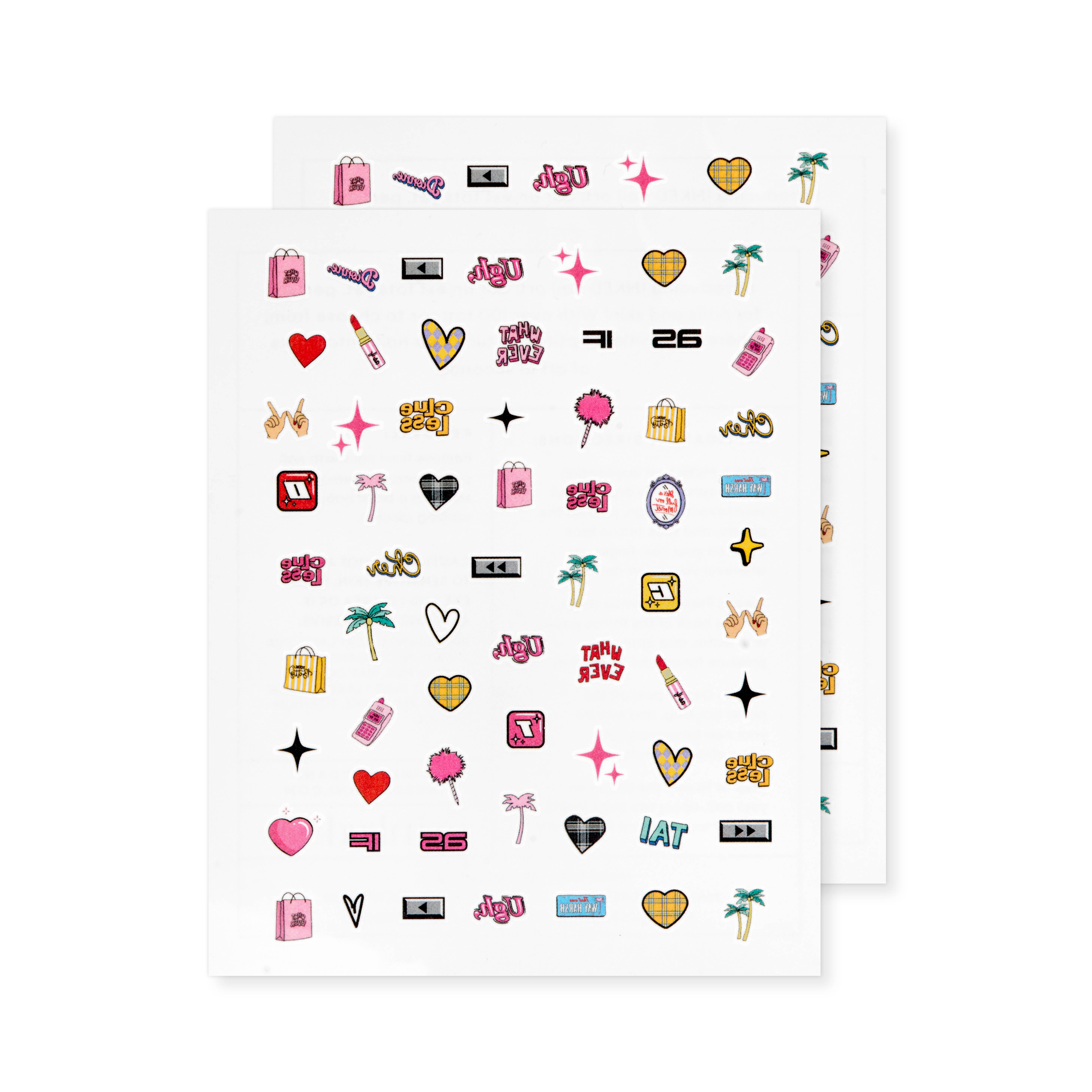 INKED by Dani - Wholesale Nail Art/Decal - INKED by Dani x Clueless: Whatever Nail Art2