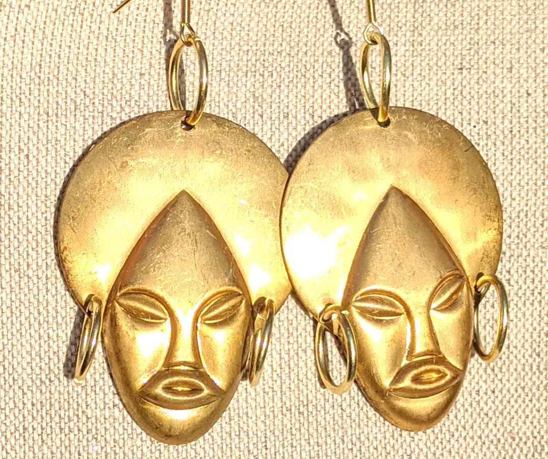 Gay Isber Designs - Wholesale Dangle Earrings - Brass Genie Earrings USA Gay Isber gift bag XL4