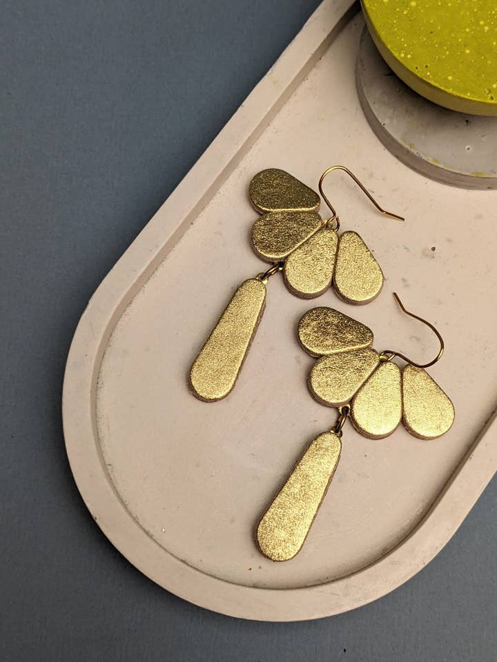 palm earrings for wholesale by Kay Morgan