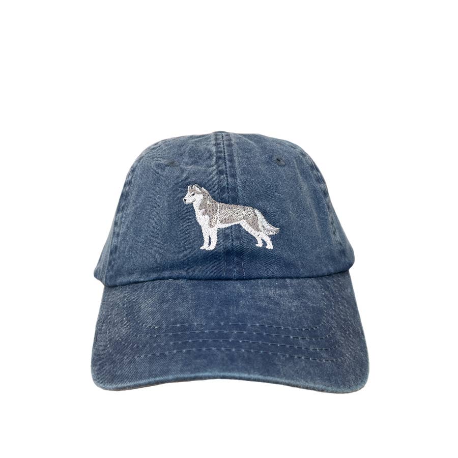 Tug Tees - Wholesale Baseball Cap - Unisex - Siberian Husky, Gray and White, Dog Breed Baseball Cap