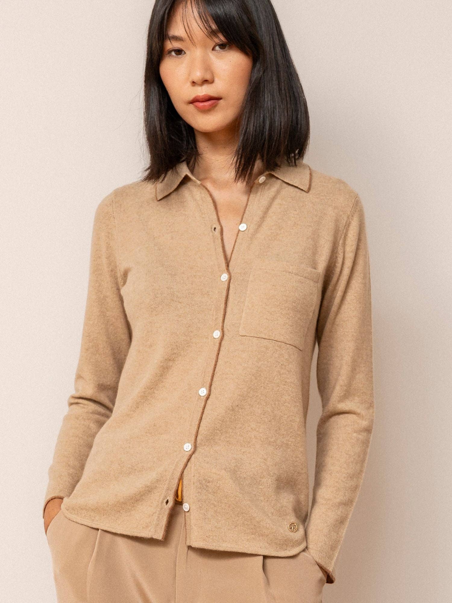 Bel Cashmere S.C. - Wholesale Cardigan - Women's - Denis Cashmere Cardigan3