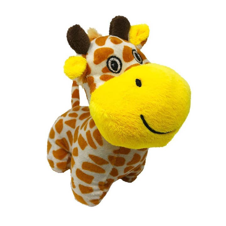 Dogline - Wholesale Pet Plush Toy - Dog - 6" Giraffe Mini Dog Toy