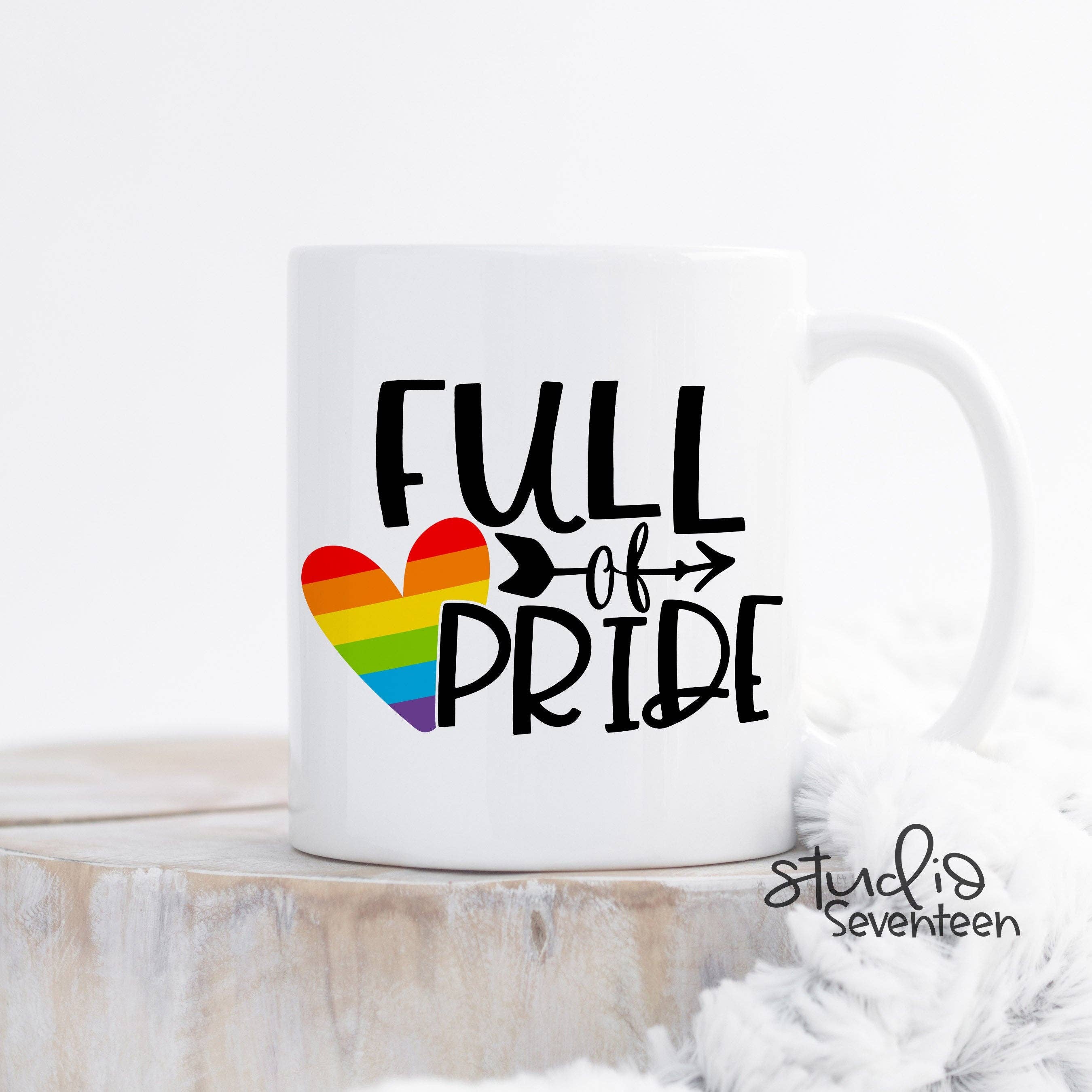 Studio Seventeen - Wholesale Coffee Mug - Full of Pride Coffee Mug for Pride Month1