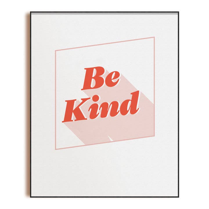 Be Kind - Art Print for wholesale by Habitude Paper