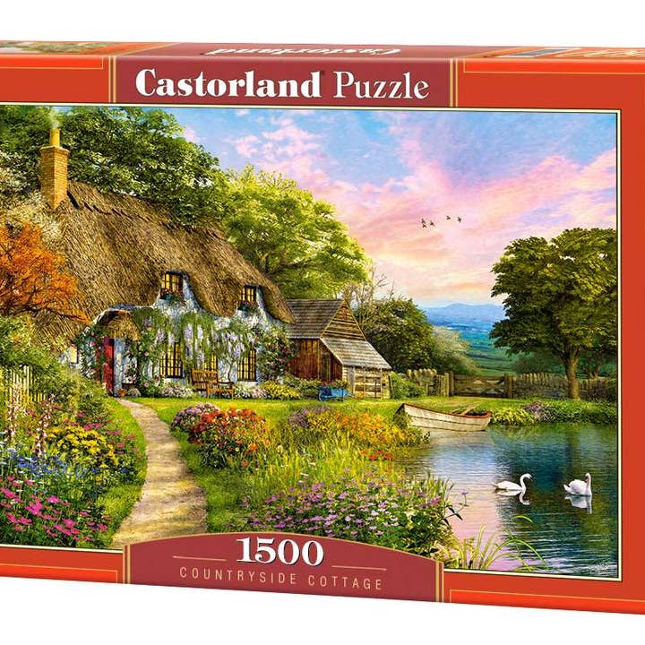 Puzzle de 1500 pièces, chalet de campagne, puzzle idyllique, vue nostalgique, Castorland C-151998-2 pour la vente par CASTORLAND by Bridge Toys
