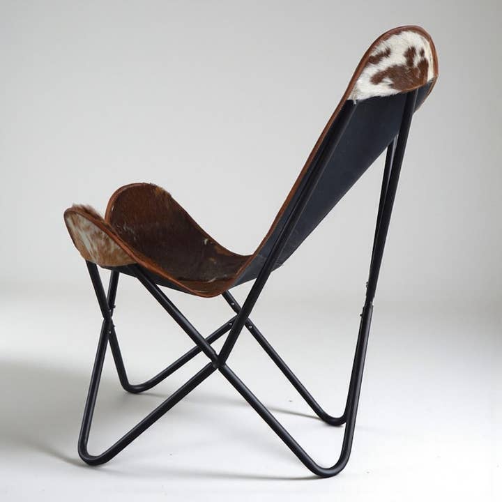 Leatherooze - Wholesale Chair/sofa slipcover - Side Hand stitch Leather Chair Butterfly cover (only cover)3