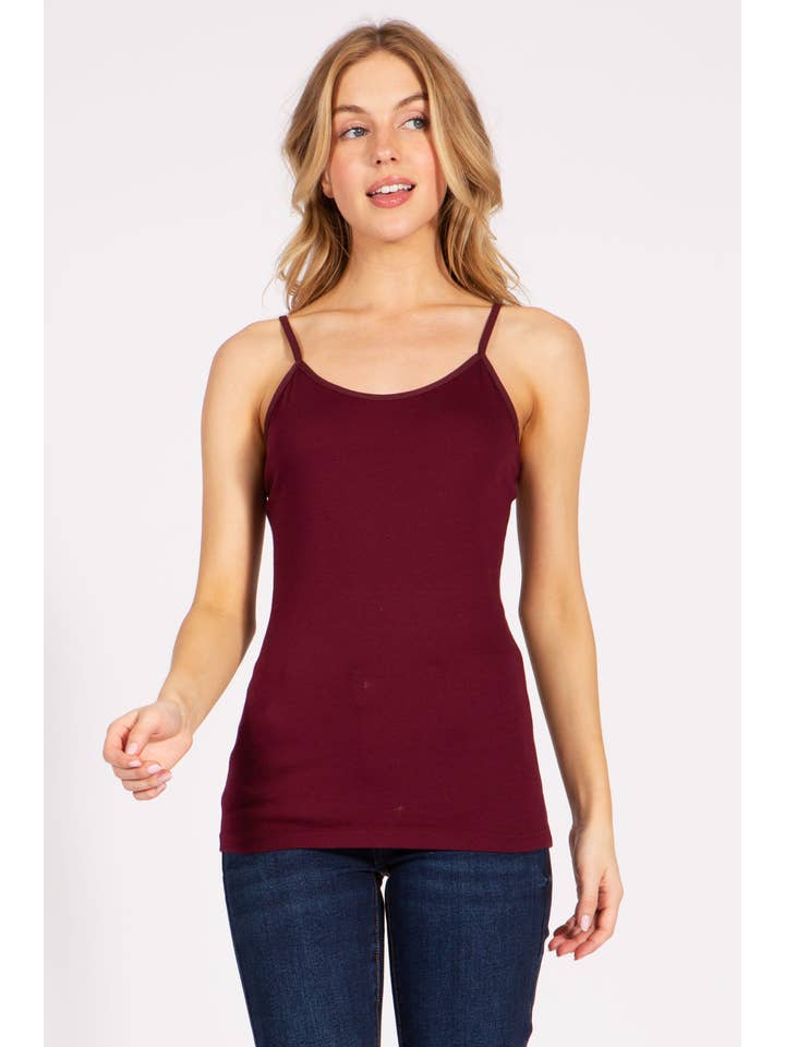 Vanilla Monkey - Wholesale Knit Top - Women's - Plus Spaghetti Strap Camisole Tank Top4