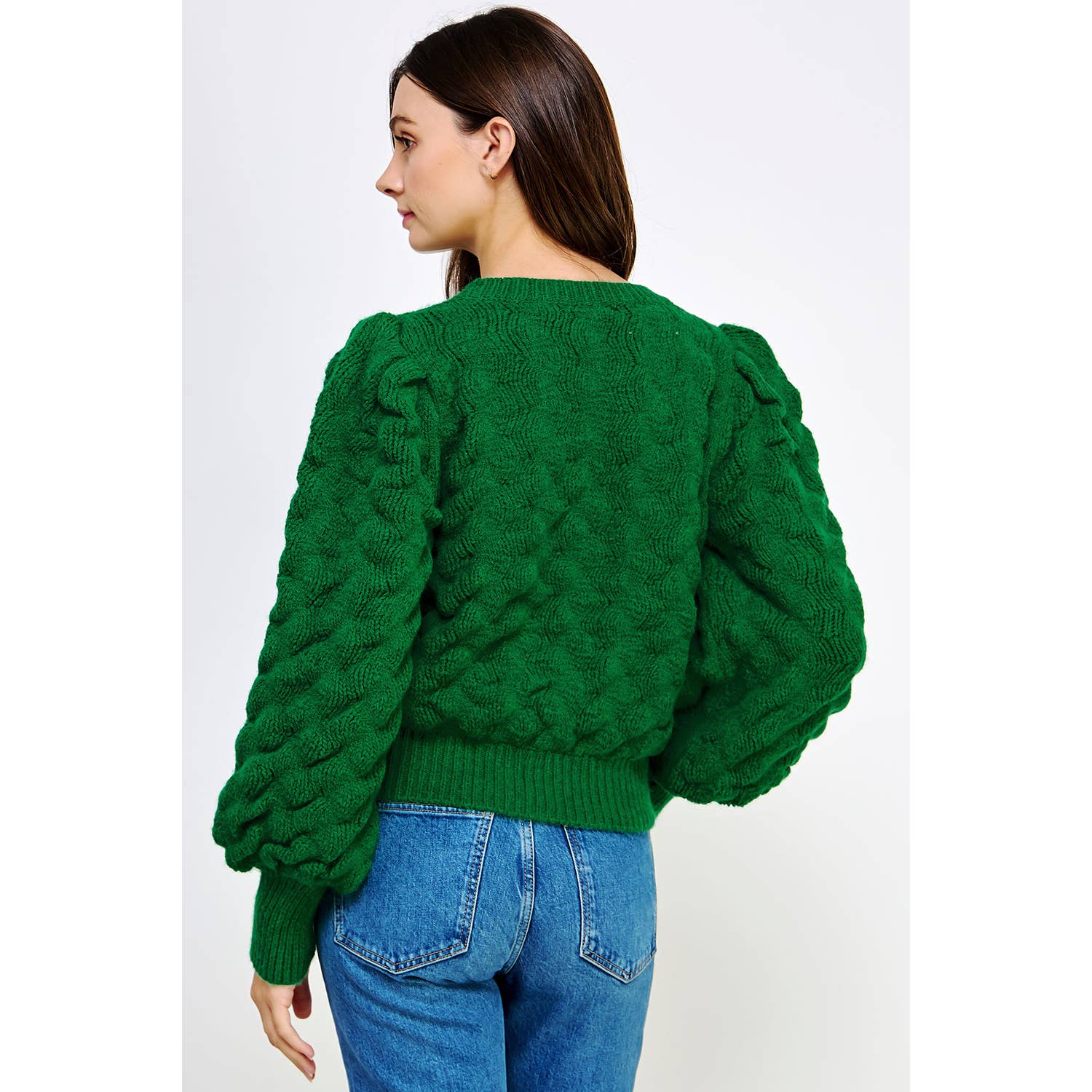 Strut & Bolt - Vendita all'ingrosso Maglione tricot - Donna - Maglione in maglia spessa a onde testurizzate2