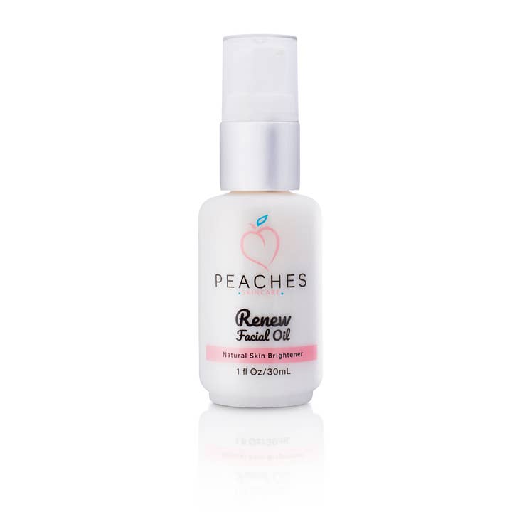 Peaches Skin Care Renew Facial Oil Natural Skin Brightner for wholesale by Peaches Skincare
