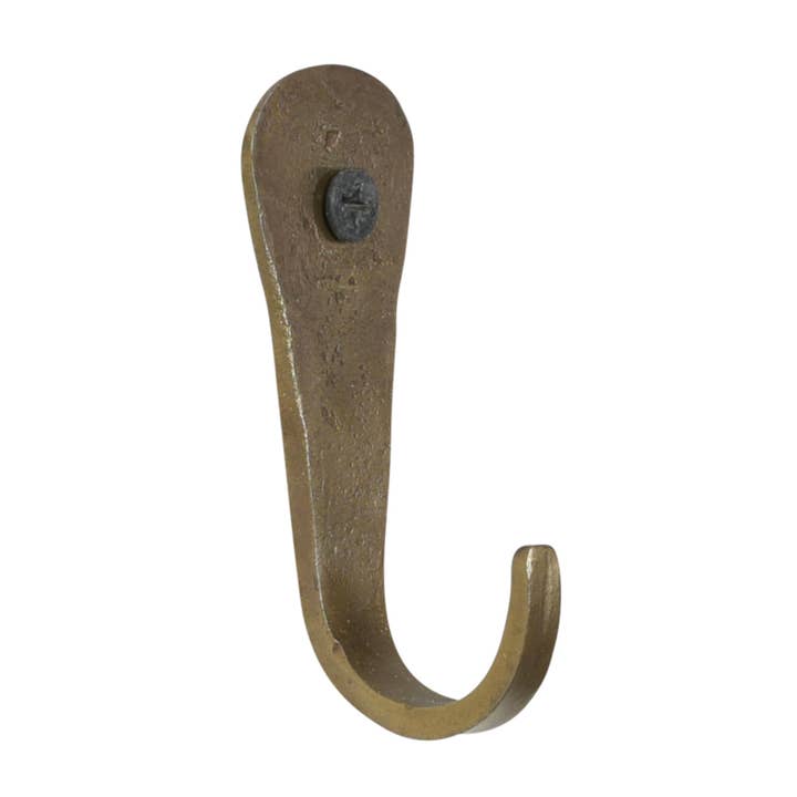 Forged Hook, Iron - Brass for wholesale by HomArt