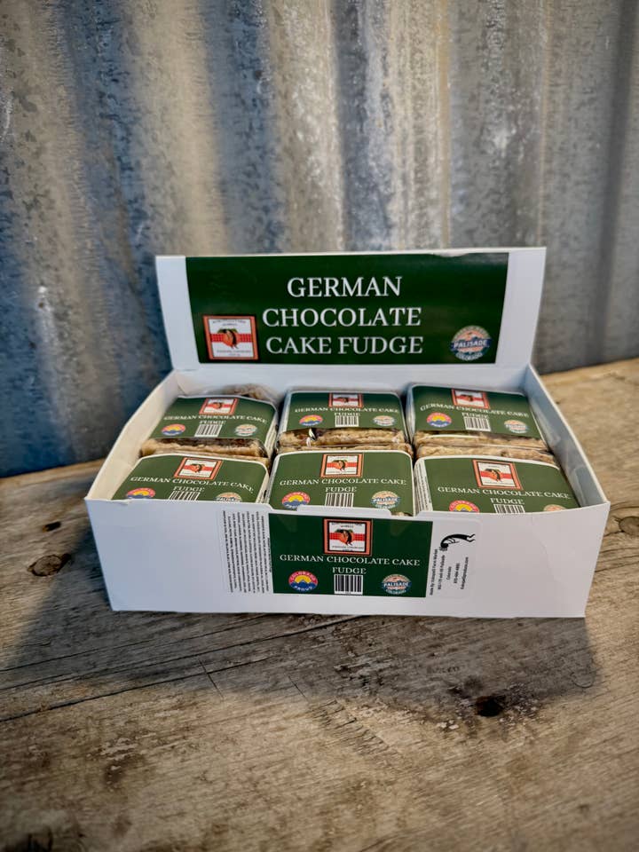 German Chocolate Cake Fudge for wholesale by Kokopelli Farm Market
