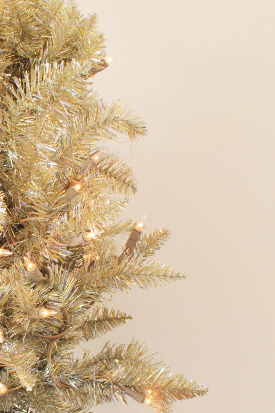 2' Prelit Champagne Tabletop Christmas Tree for wholesale on Faire4