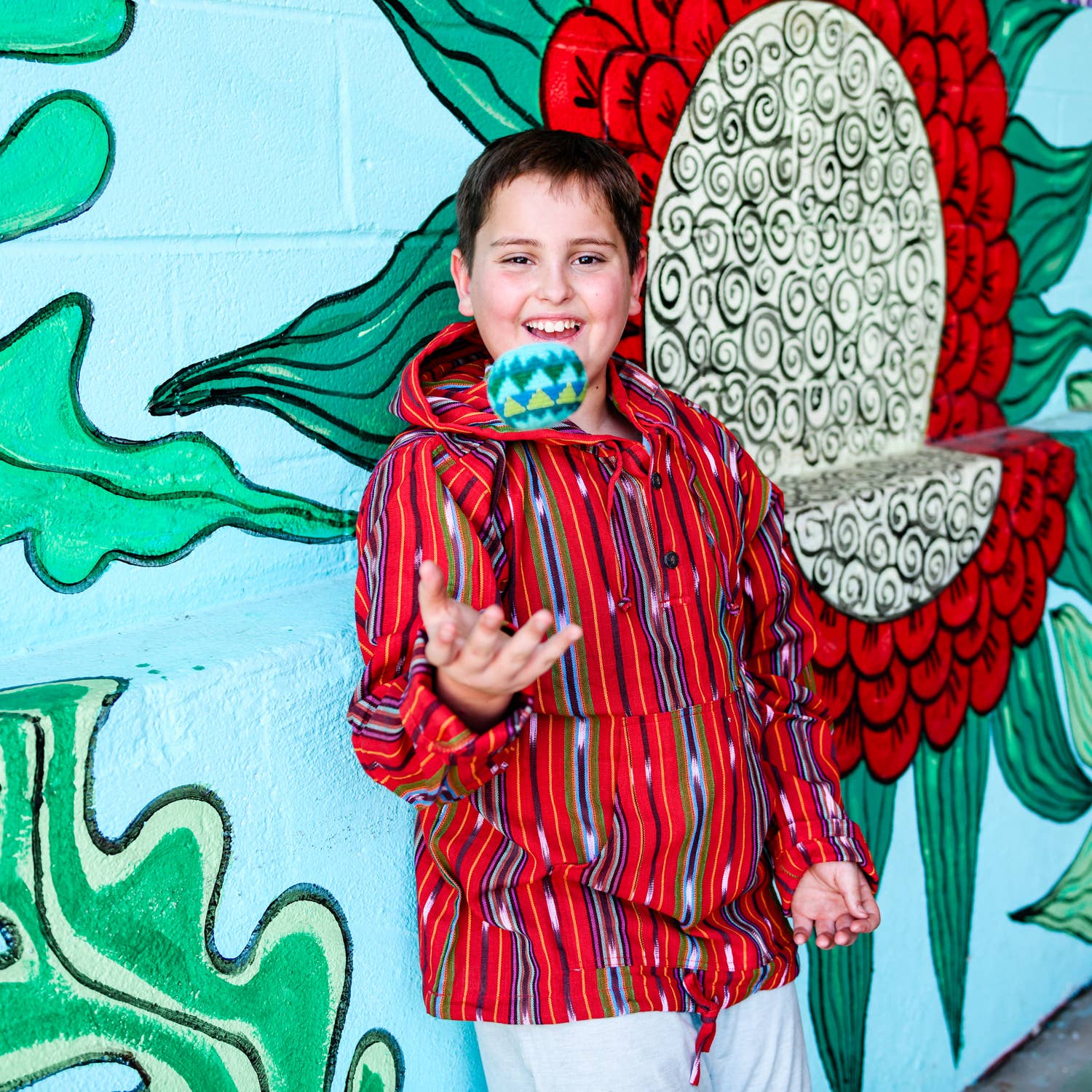 Lucia's Imports - Vendita all'ingrosso Giocattolo classico - Bambini - Hacky Sack Intrecciato Fatto a Mano2