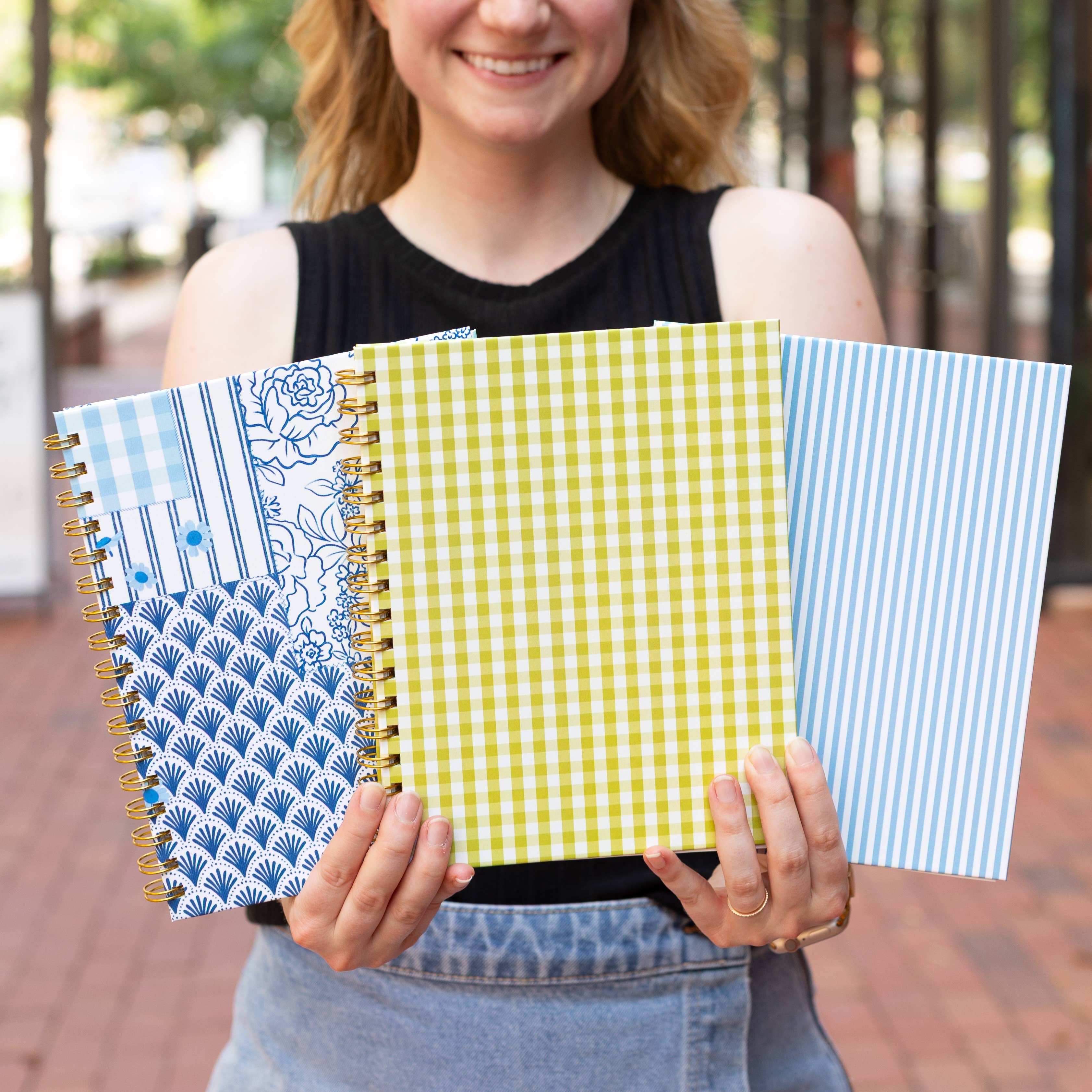 Elyse Breanne Design - Wholesale Notebook - Floral 7x9 Hardcover Spiral Notebook21