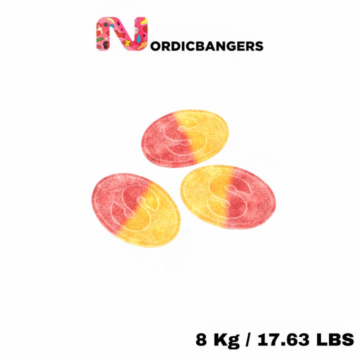 Nordicbangers - Swedish Candy Supply - Vendita all'ingrosso Caramelle gommose - Caramelle Svedesi - S-mark SOUR LIMONE LAMPONE1