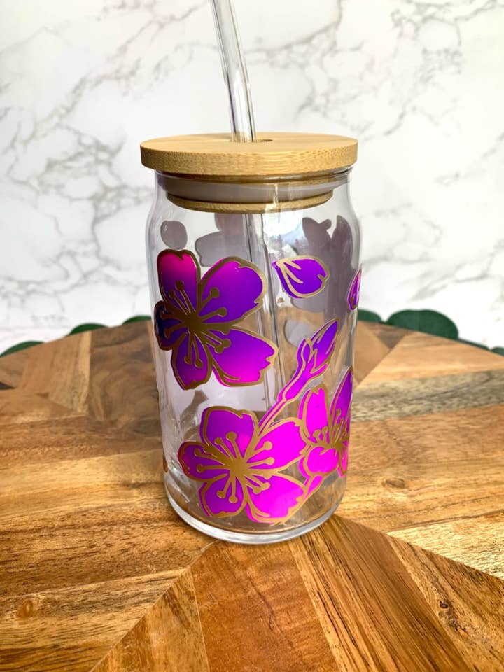 Color Changing beer can glass, libbey glass for wholesale by Bonita Bella Creations