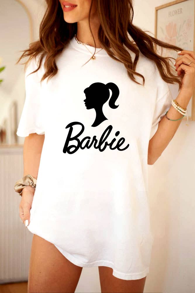 Top Avenue - Wholesale Screen Printed T-Shirt - Women's - Hot Barbi, Unisex Round Neck T-Shirt14