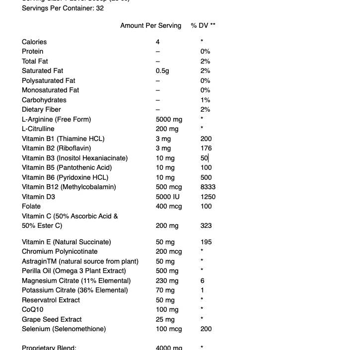 Living Healthy it's a Lifestyle - Wholesale Oral Supplement/Vitamin - Living Cardio 18oz.