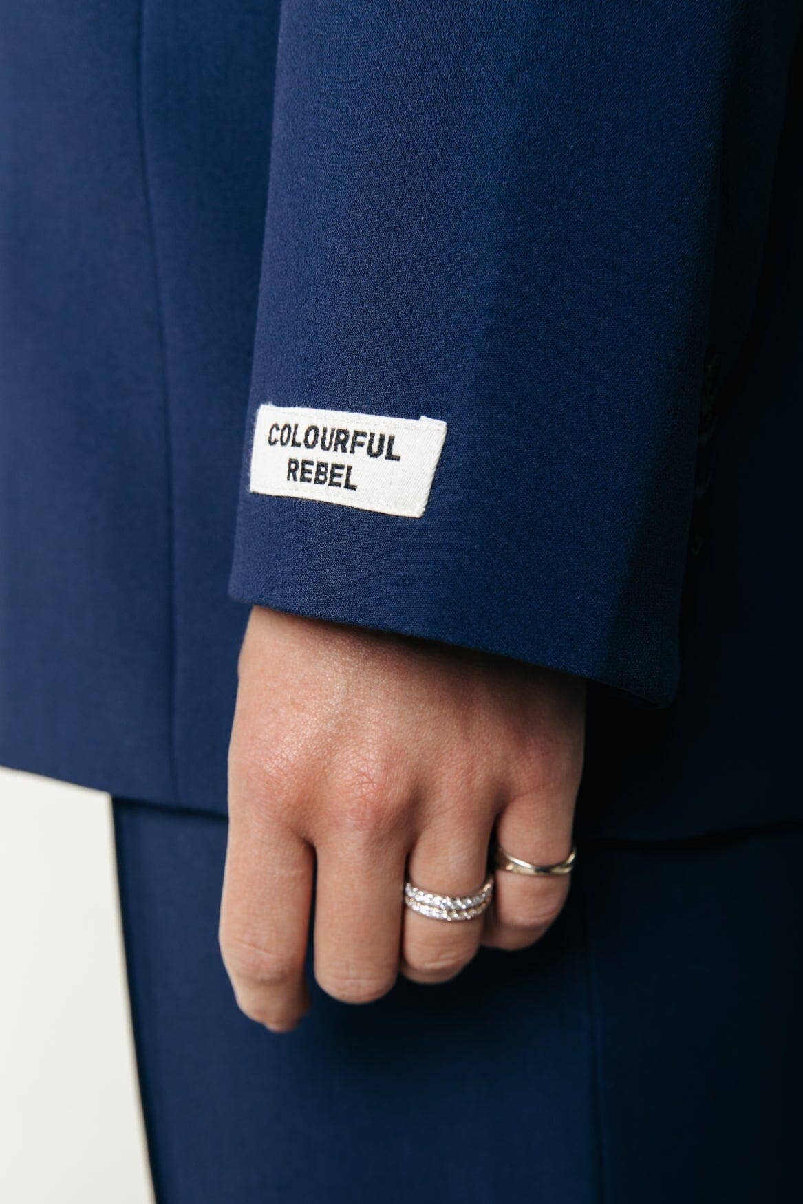 Jesra Racer Logo Blazer | Dark Navy for wholesale on Faire4