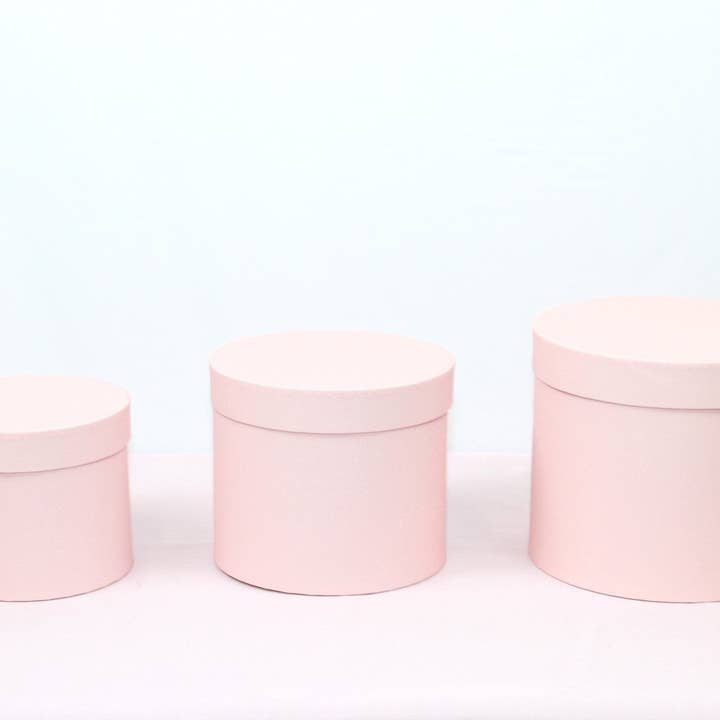 Elegant Design Supply - Wholesale Decorative Box - Shiny Round Flower Hat Box with Lid7