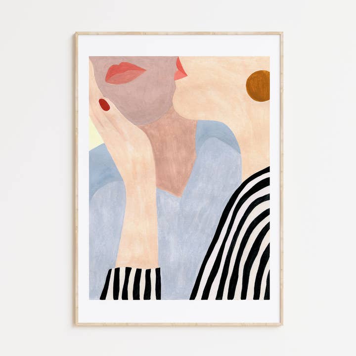 Illustrationskonst, väggdekoration, kärleksmotiv tryck för wholesale av Depeapa