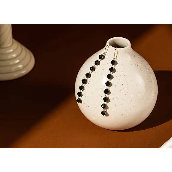 Orecchini Lemyo - Nero per la vendita all'ingrosso da parte di Meri Peti