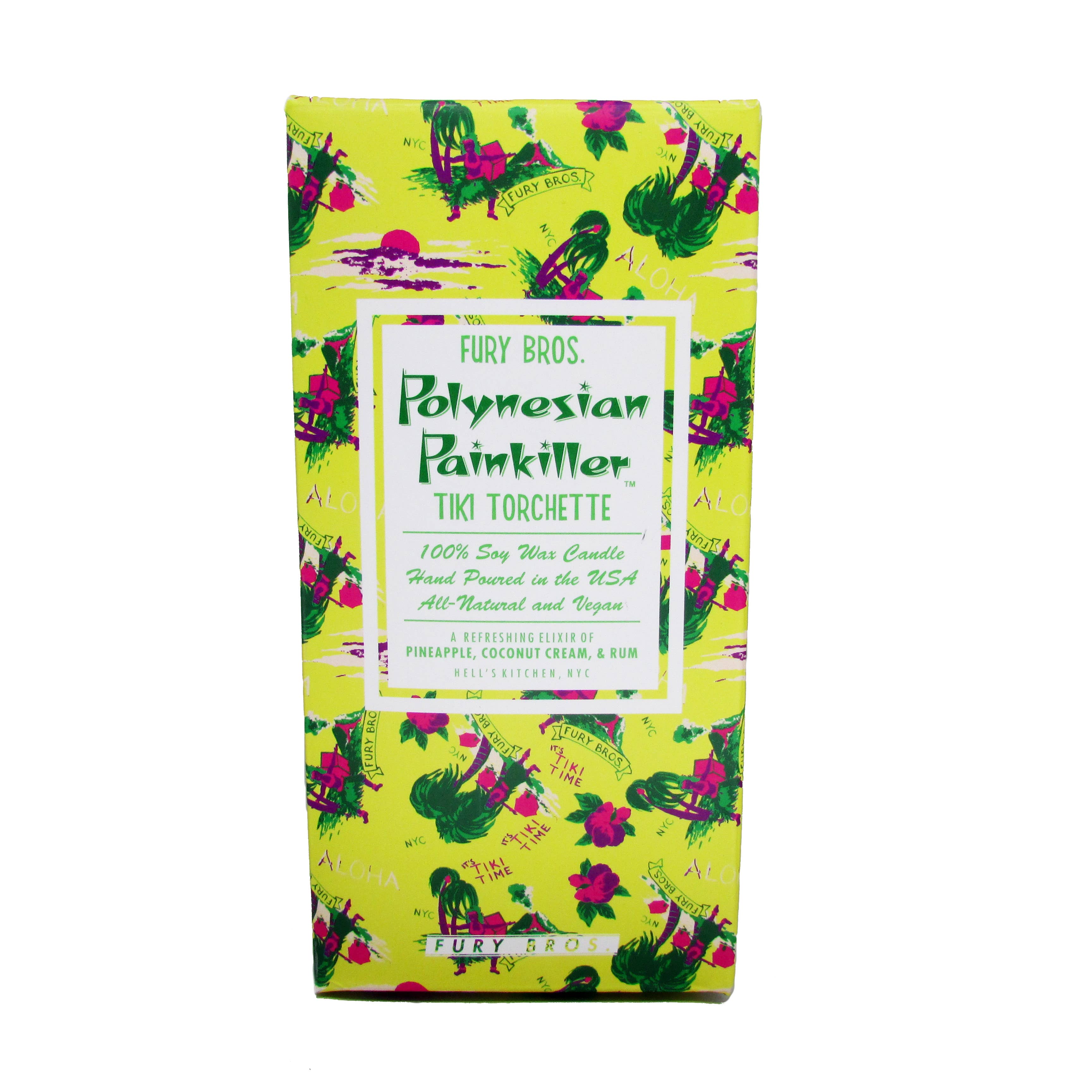 Fury Bros. - Wholesale Novelty Candle - Polynesian Painkiller - Fury Bros. Tiki Torchette2