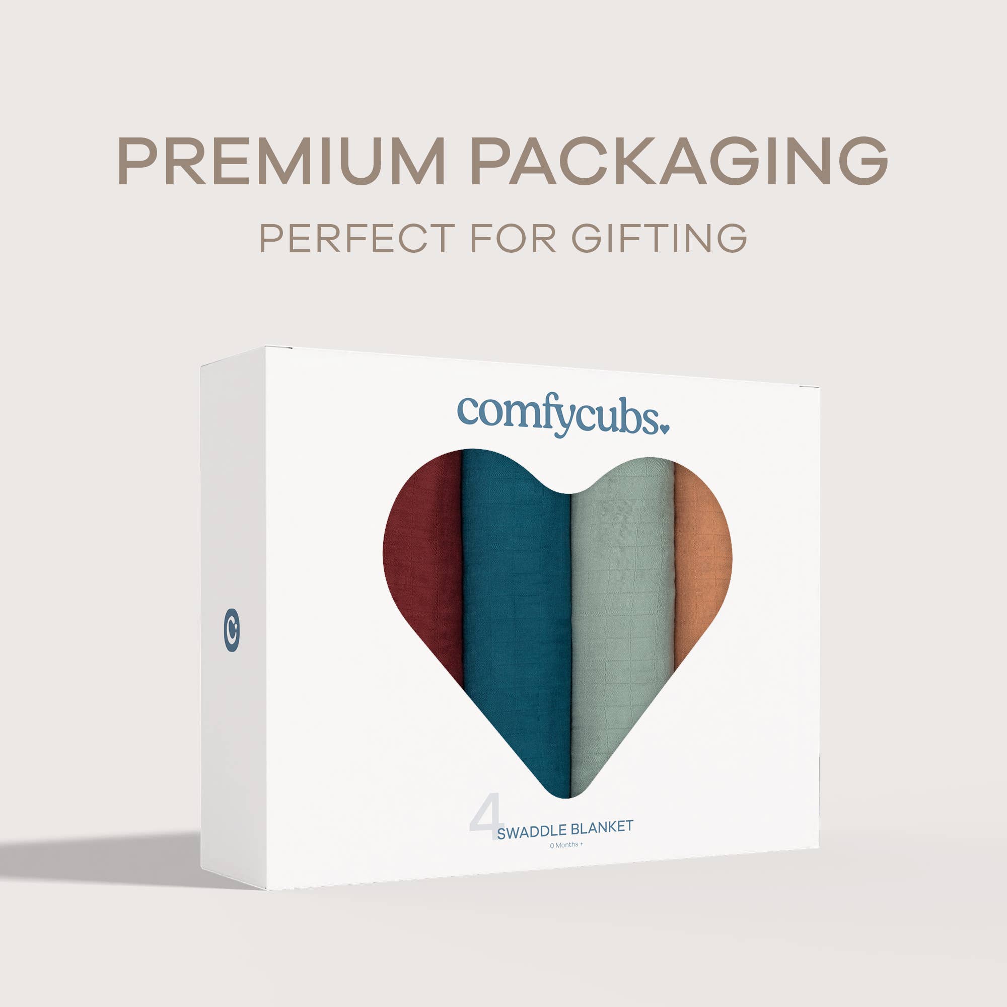 Comfy Cubs – Engroshandel Svøb - Baby – Musselin svøbetæpper, pakke med 4, 47" x 47" fra Comfy Cubs16