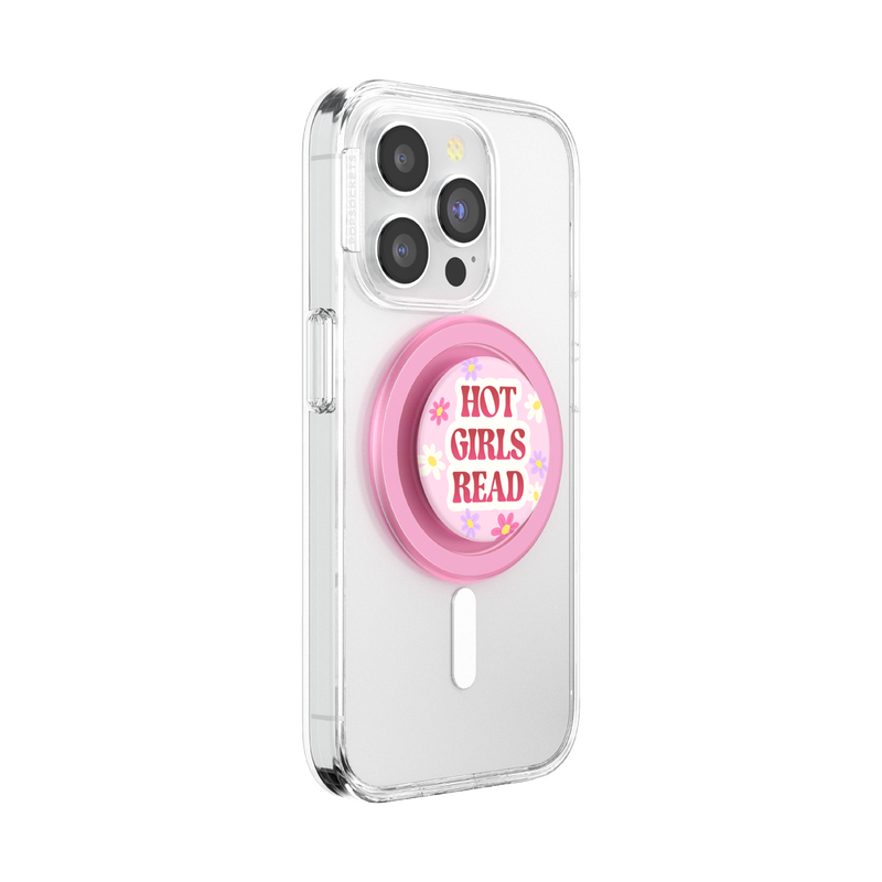 PopSockets - Wholesale Phone Grip - PopSockets MagSafe Phone Grip - Hot Girls Read Pink5