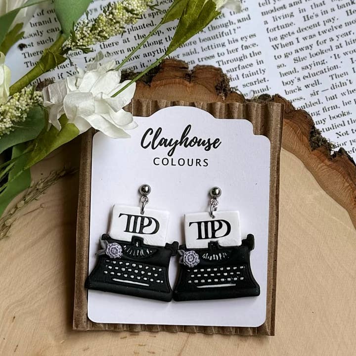 Clayhouse Colours - Wholesale Dangle Earrings - Taylor Swift The Tortured Poets Dept | Swiftie Earrings
