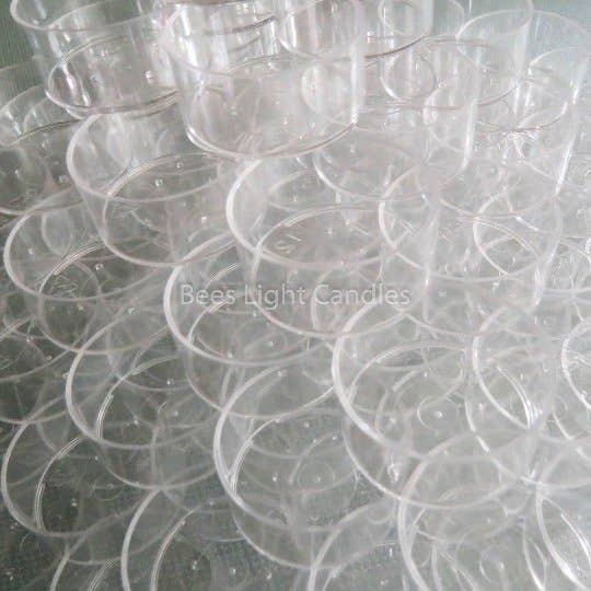 Bees Light Candles - Wholesale Candle Holder - 1000 Clear Polycarbonate Tealight Cups1