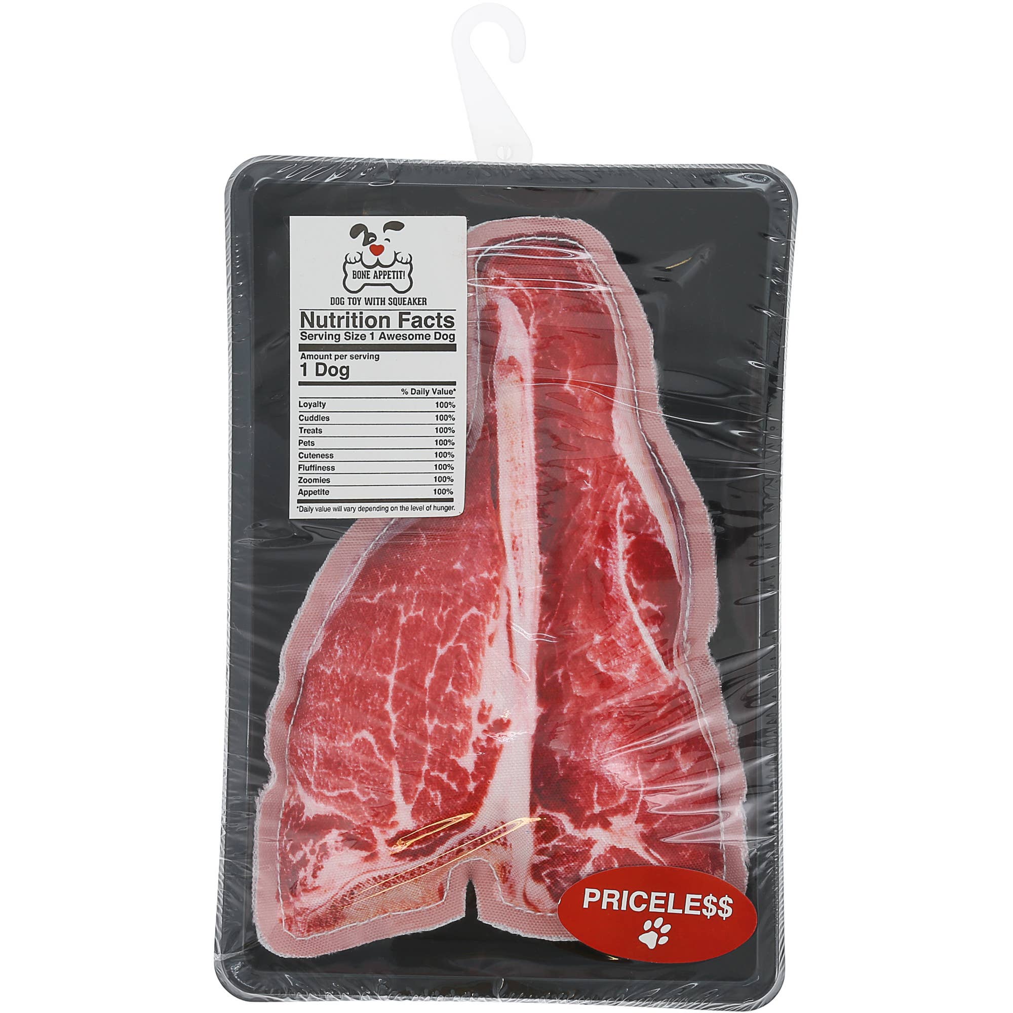 Pavilion – wholesale Pet chew toy – Dog – Steak - 7" Canvas Dog 0