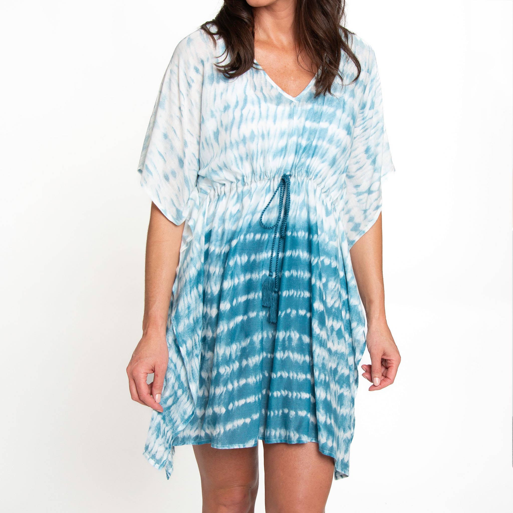 Elsie & Zoey - Wholesale Swim Cover Up - Women's - Swimsuit Cover Up Ayah One Size Ocean Tie Dye1