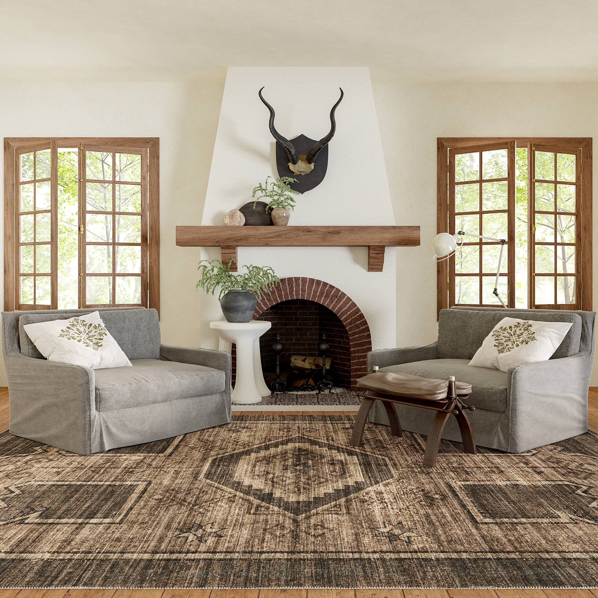 RUGS USA - Wholesale Area Rug - Sagebrush Geometric Machine Washable Area Rug6