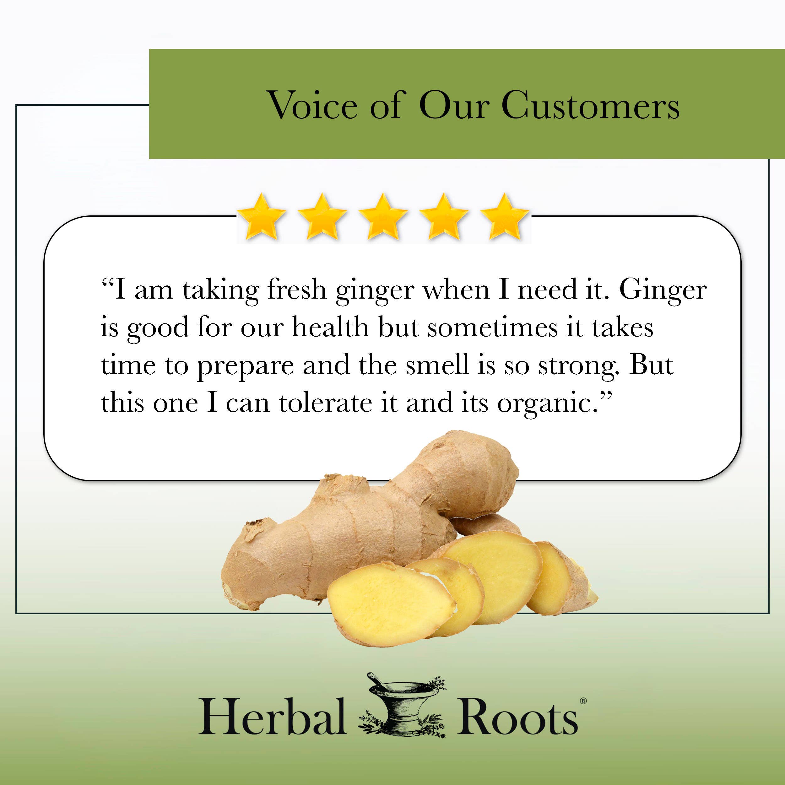 Herbal Roots – wholesale Oral supplement/vitamin – Herbal Roots Organic Ginger Root Capsules6