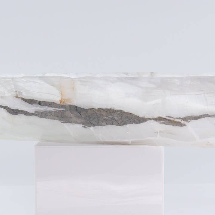 Mi Esperanza Minerals - Wholesale Decorative Plate/Dish/Bowl - Onyx Canoe Bowl1