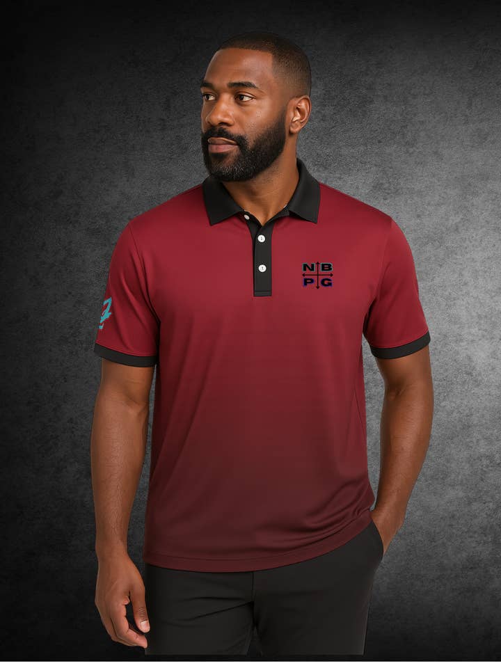 Entre as Sebes Gradient Polo por atacado de Not Bad Pretty Good