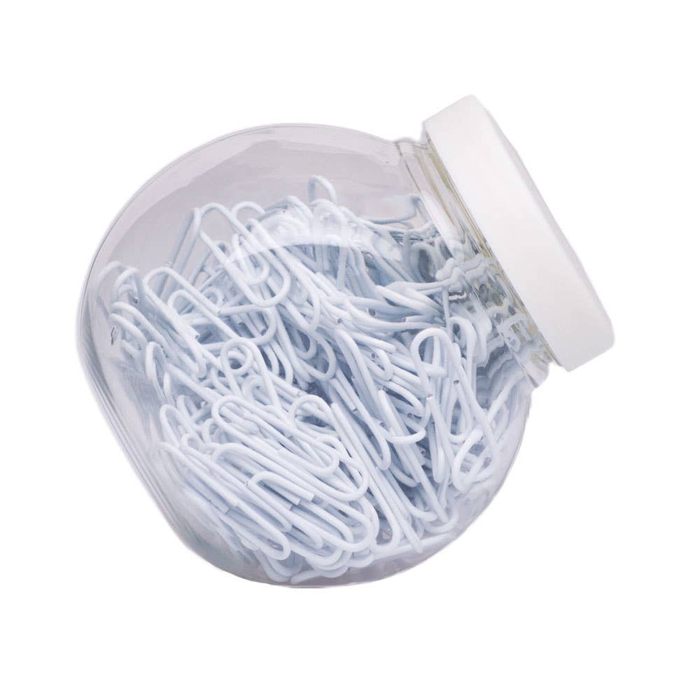 eBuyGB Craft Blanks - Wholesale Paperclip - Paper Clips Tubs of 200 Office Stationery Work School Home2