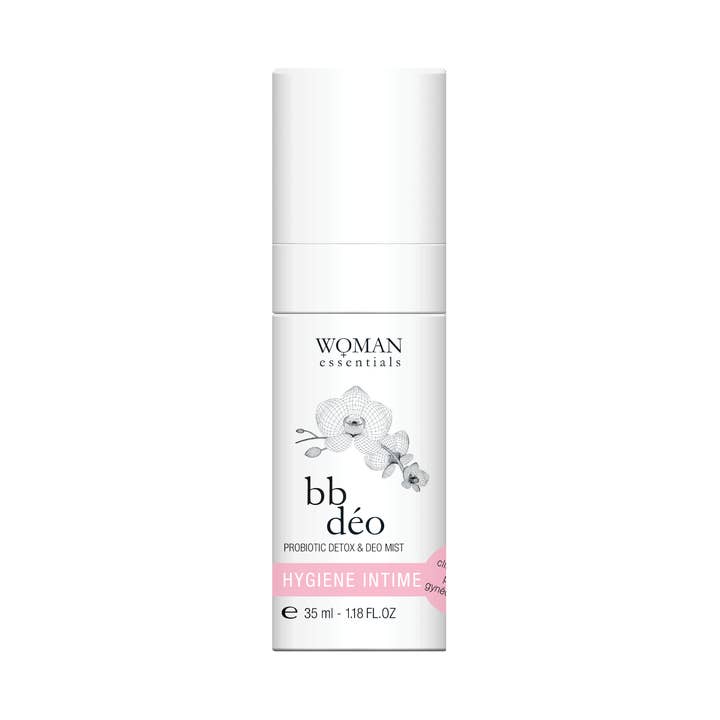 BB DEO Brume déo detox aux probiotiques - Intime et corps pour la vente par WOMAN ESSENTIALS