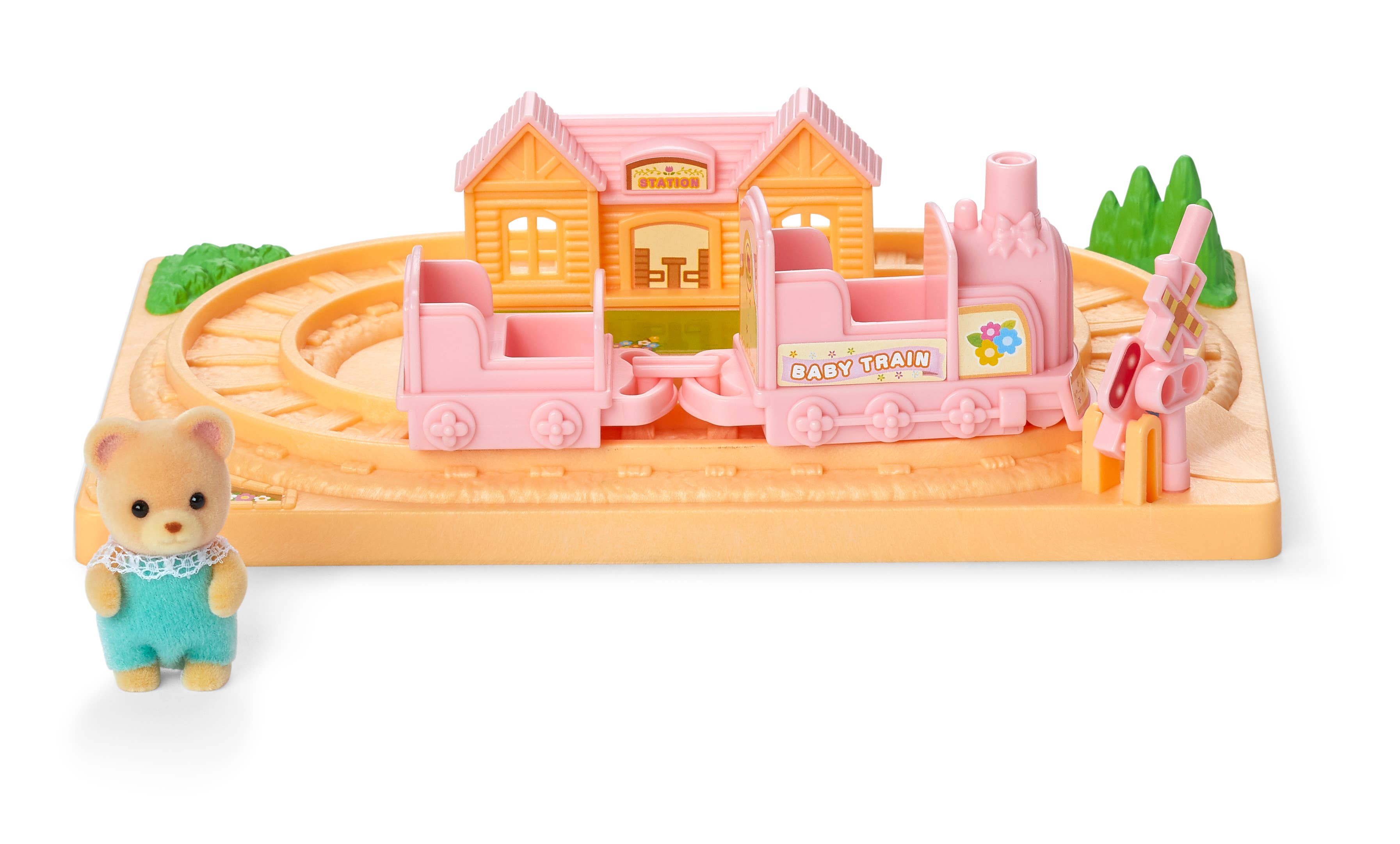 Epoch Everlasting Play - Wholesale Toy Set - Kids - Calico Critters Baby Choo Choo Train, Dollhouse Playset1