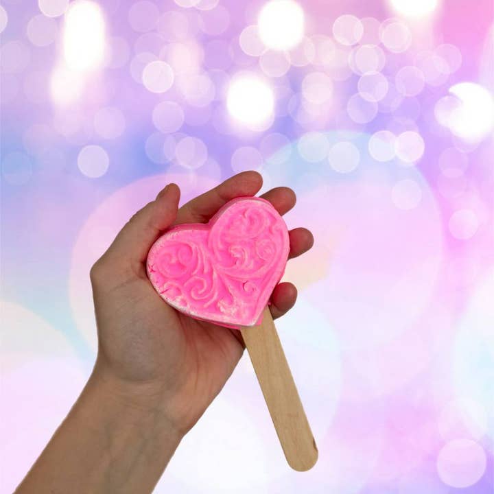 La Bomba - Wholesale Bubble Bath - Heart Bubble Bath. Solid reusable bubble bath, Valentines
