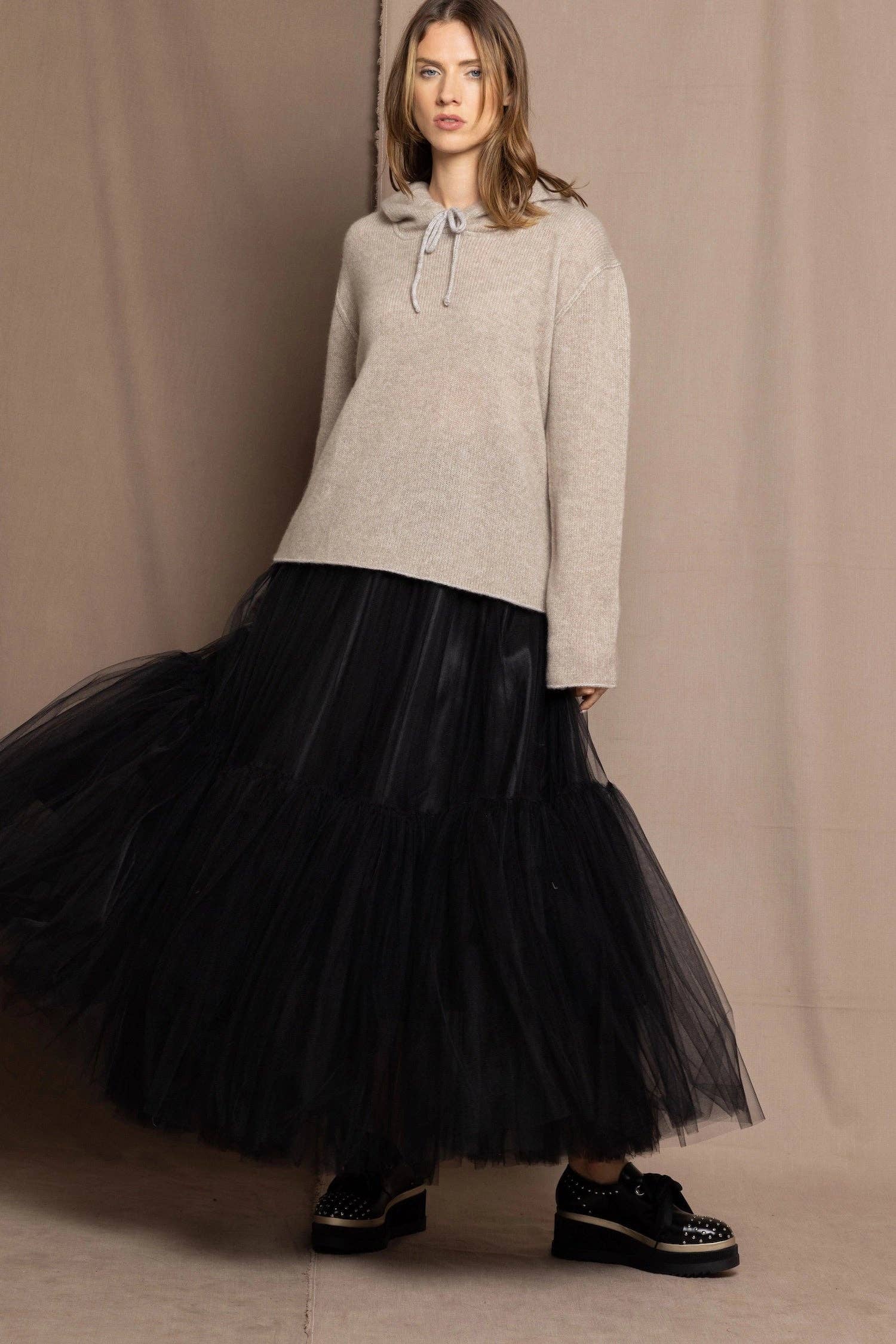 Madigan Cashmere - Venta al por mayor Sudadera con capucha - Mujer - Sudadera con capucha de cachemira Full Bloom Madi23