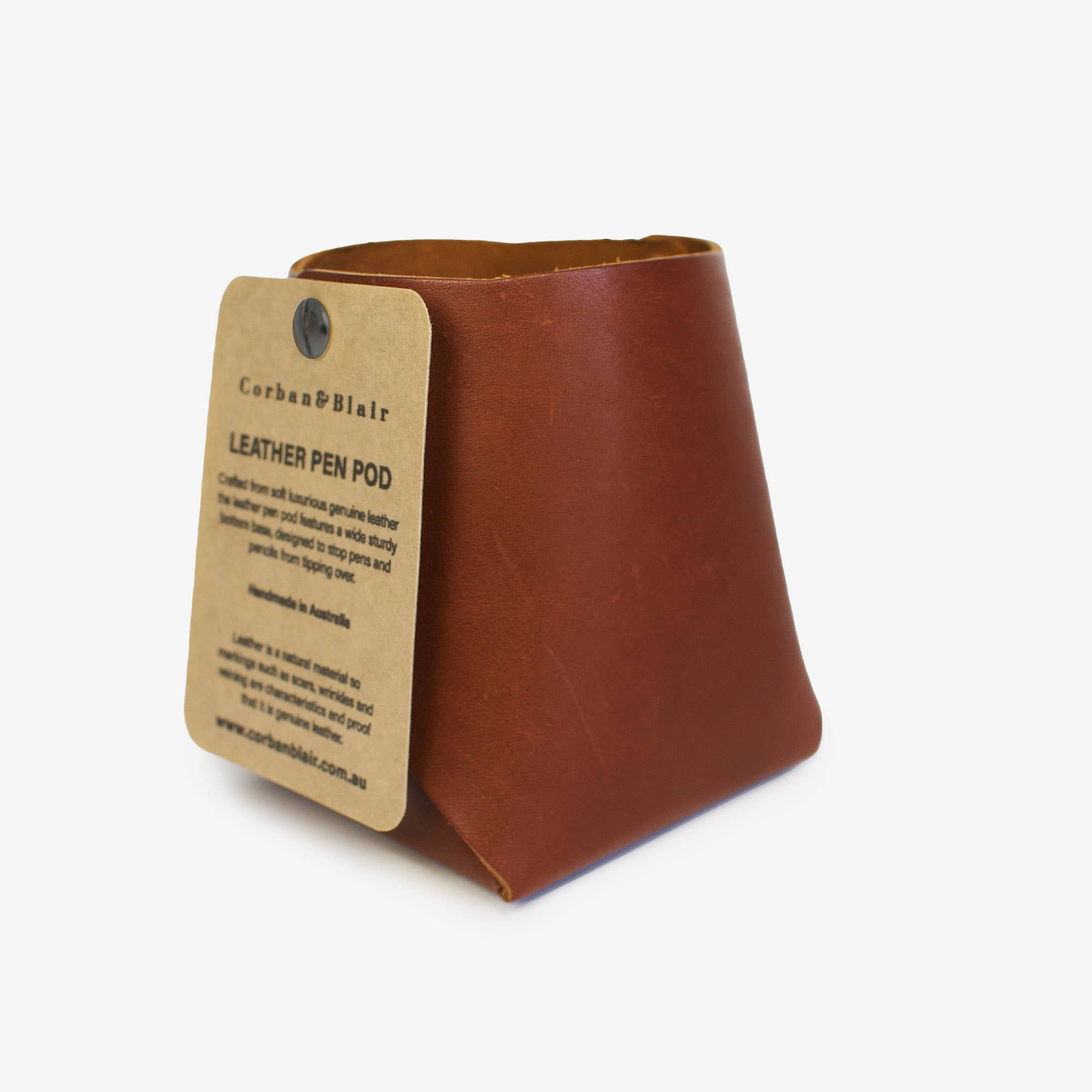 Corban & Blair - Wholesale Pen & pencil holder - Artisan Leather Pen Pod5