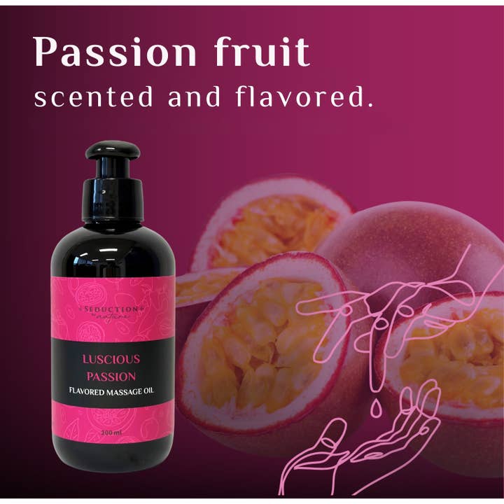Seduction by Nature - Wholesale Sex Toy - Luscious Passion - Kissable Massage Oil6
