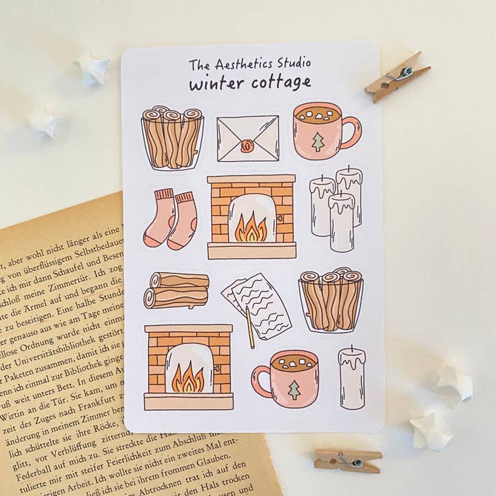 The Aesthetics Studio - Wholesale Sticker - Cozy Winter Collection5