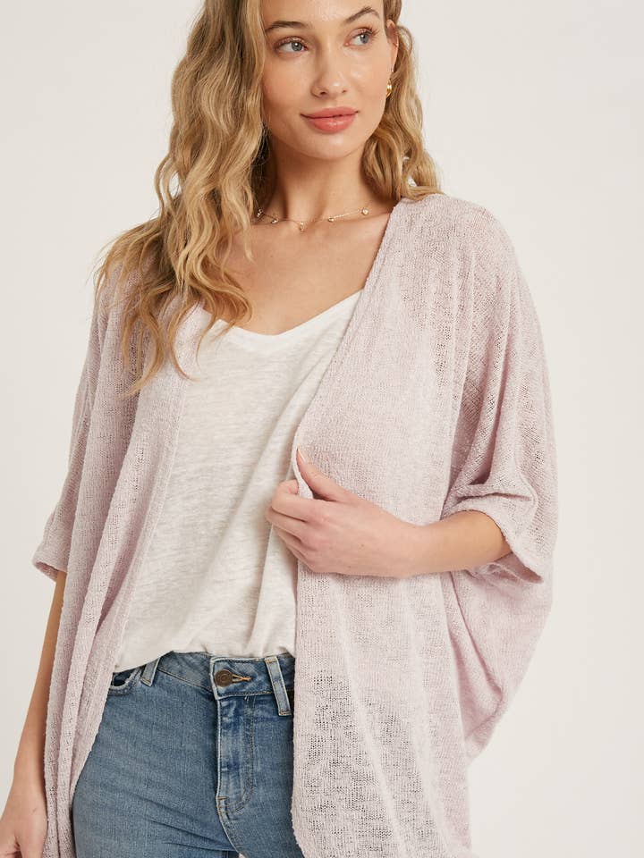 Bluivy - Wholesale Cardigan - Women's - LIGHTWEIGHT DOLMAN CARDIGAN