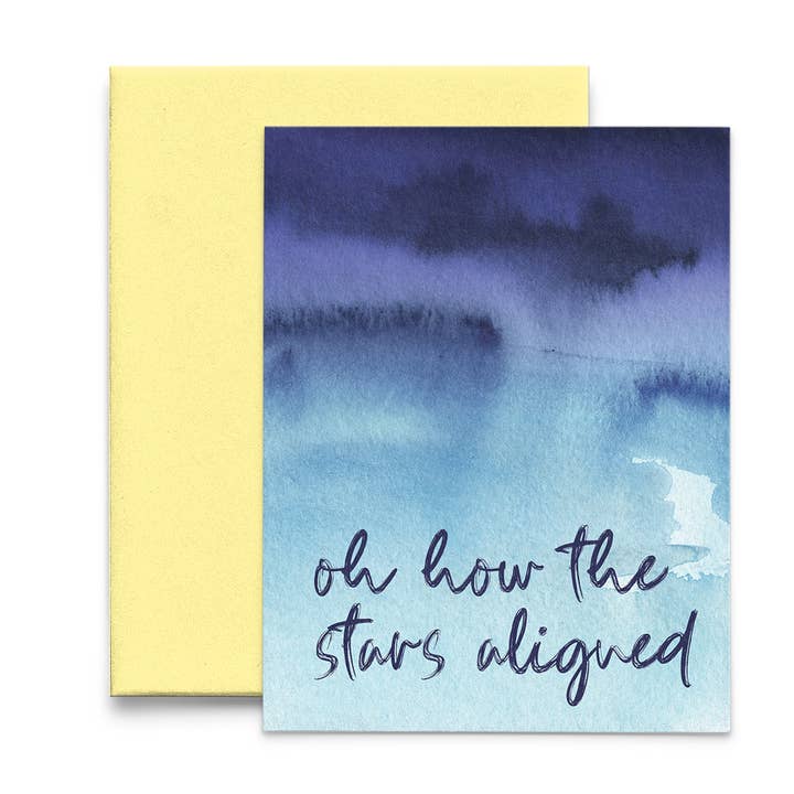 Åh hur stjärnorna anpassade kärlek & Tänker på ditt kort för wholesale av Lucky Dog Design Co.