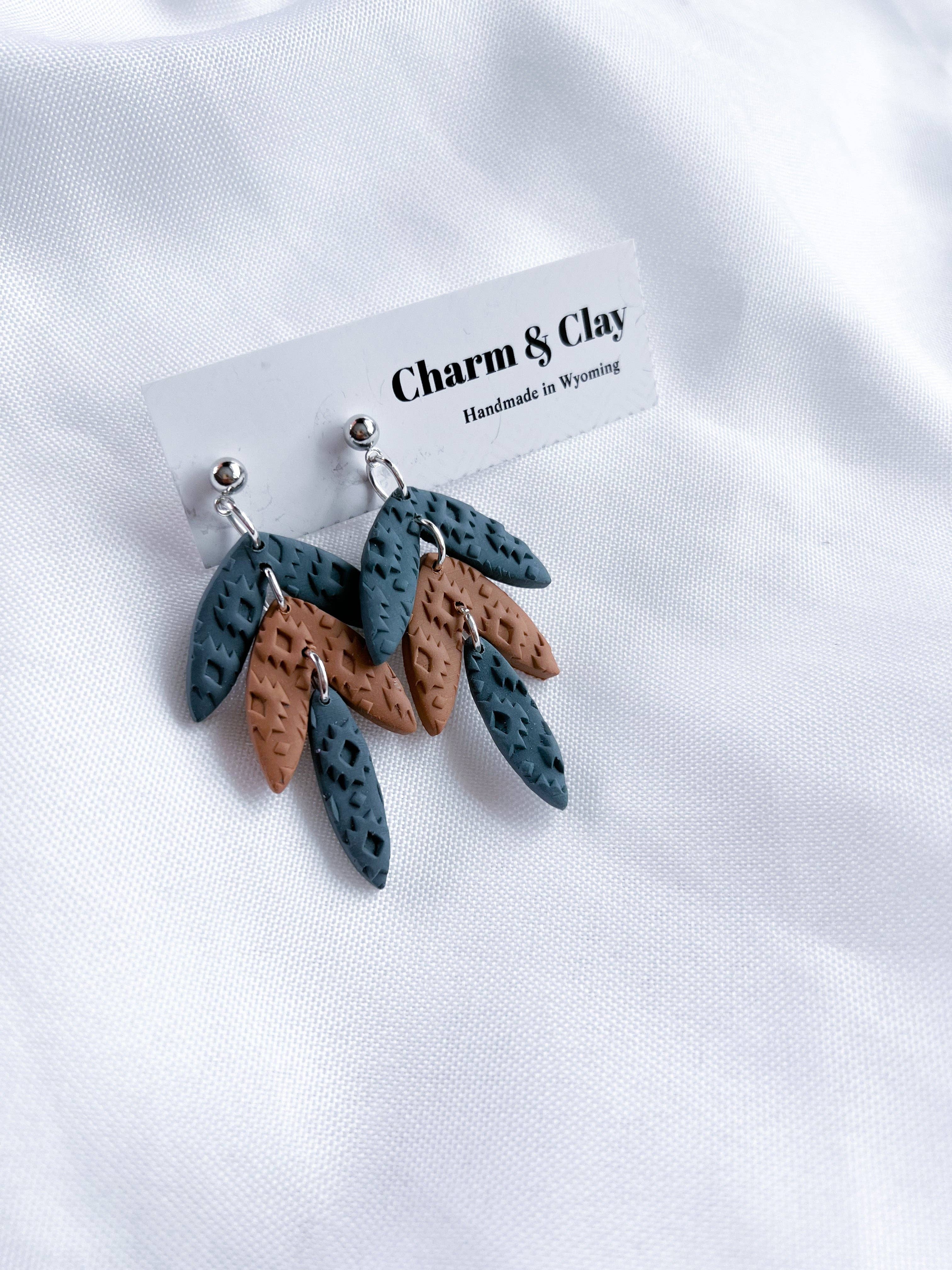 Charm and Clay - Wholesale Dangle Earrings - The Leah in Daily0