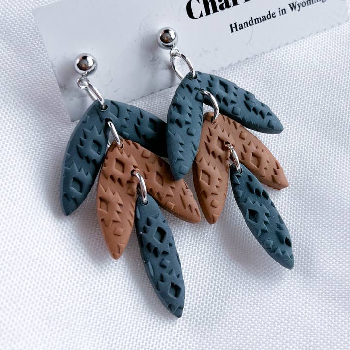 Charm and Clay - Wholesale Dangle Earrings - The Leah in Daily0