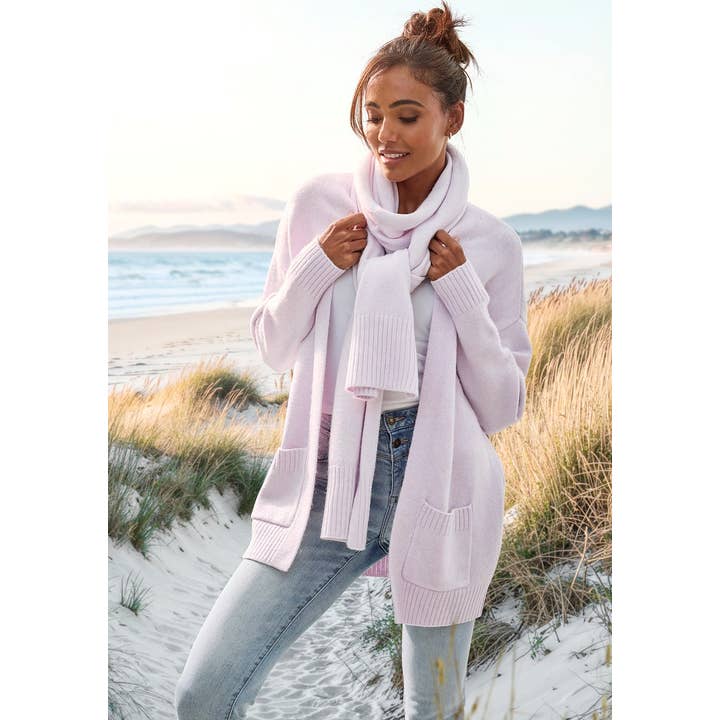 LASCANA Women's Cardigan & Scarf Set for wholesale by Lascana